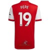 Officiële Voetbalshirt Arsenal Nicolas Pepe 19 Thuis 2021-22 - Heren